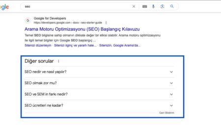 Kullanıcıların Yaptığı Diğer Aramalar Nedir?