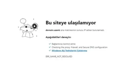Dns_probe_finished_nxdomain Hatası Çözümü 2025