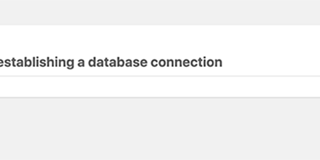 Error Establishing a Database Connection Hatası Nedir?