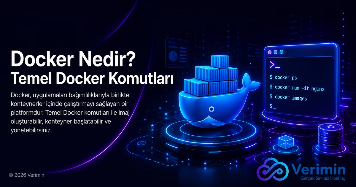 docker nedir temel docker komutları