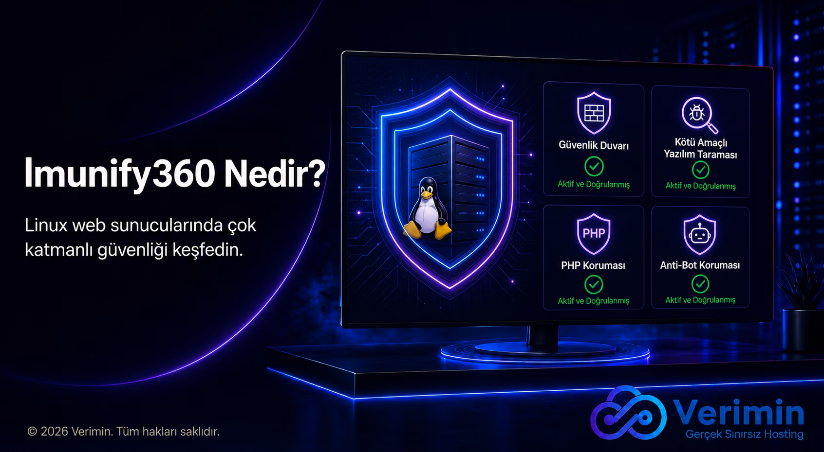 Imunify360 ile Linux web sunucularında çok katmanlı güvenlik