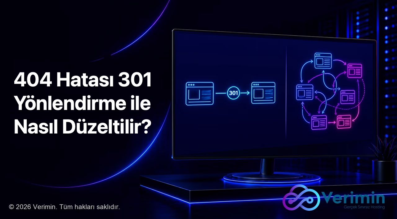 tek adımlı ve çok adımlı 301 yönlendirme zinciri