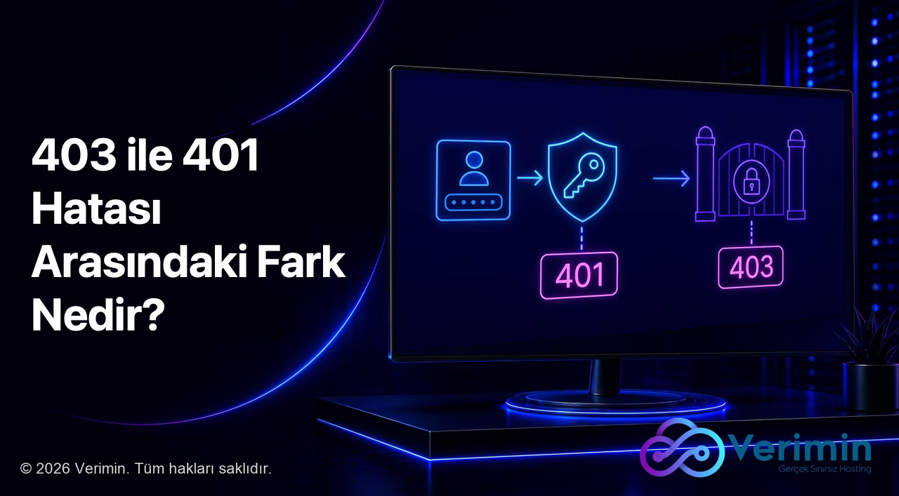 403 ve 401 kodlarında kimlik doğrulama farkı