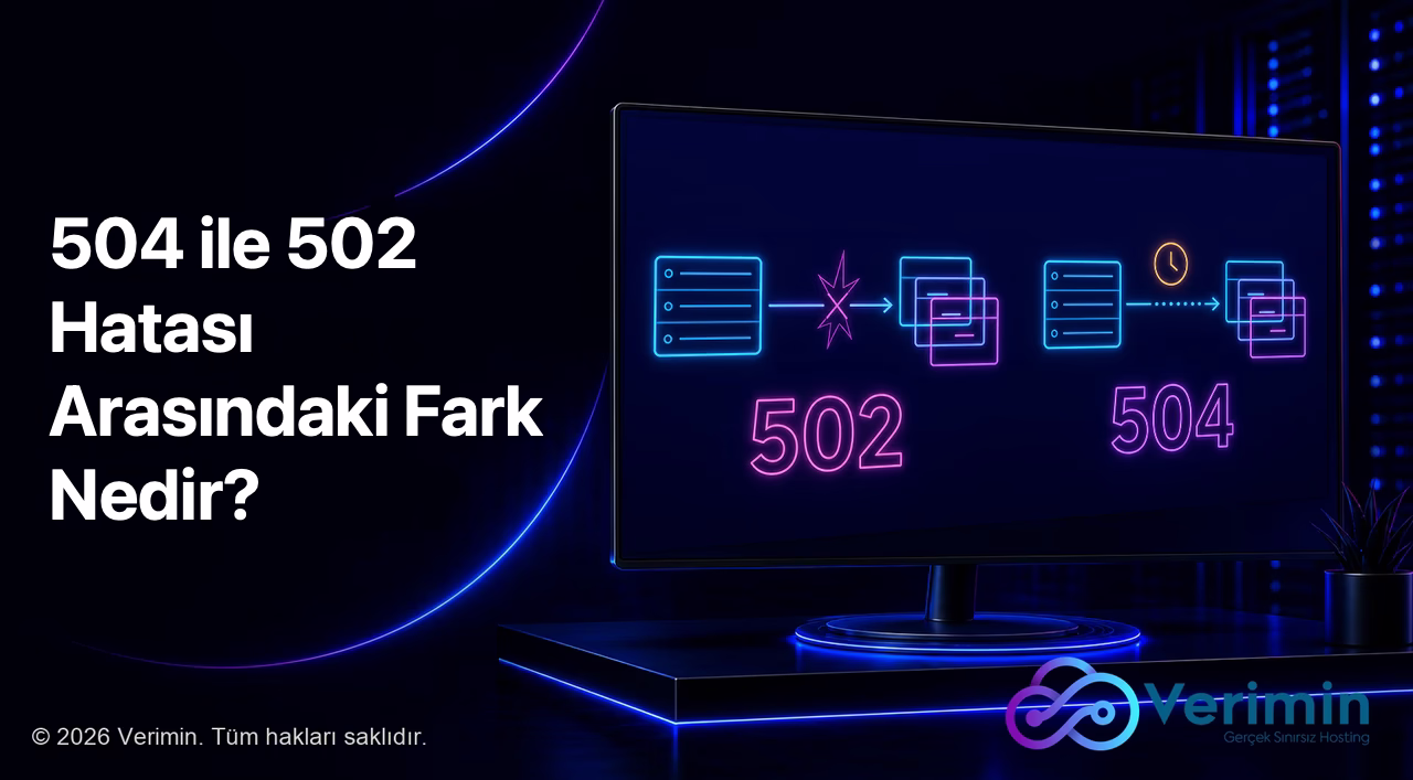 502 ve 504 kodlarında arka uç yanıt farkı
