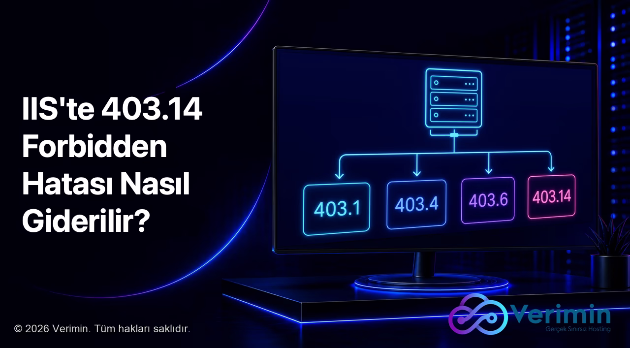 IIS 403.1, 403.4, 403.6 ve 403.14 alt kodları