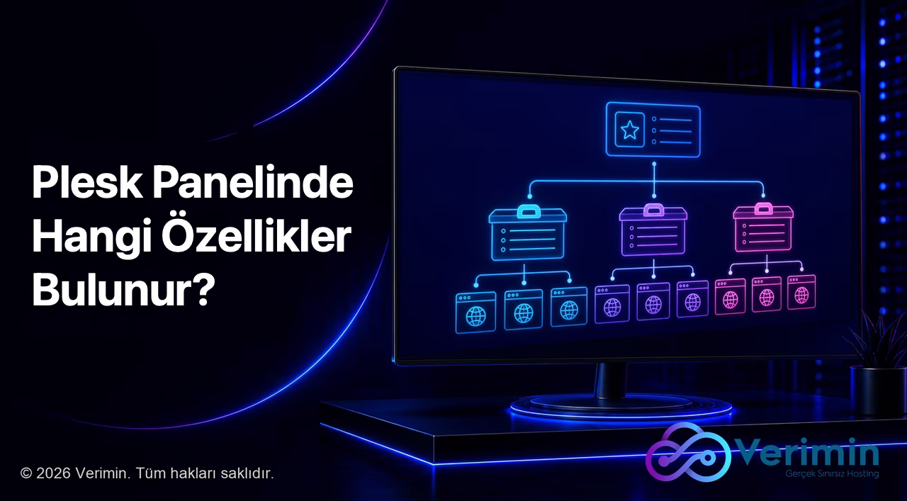 Plesk hizmet planı, abonelik ve alan adı hiyerarşisi