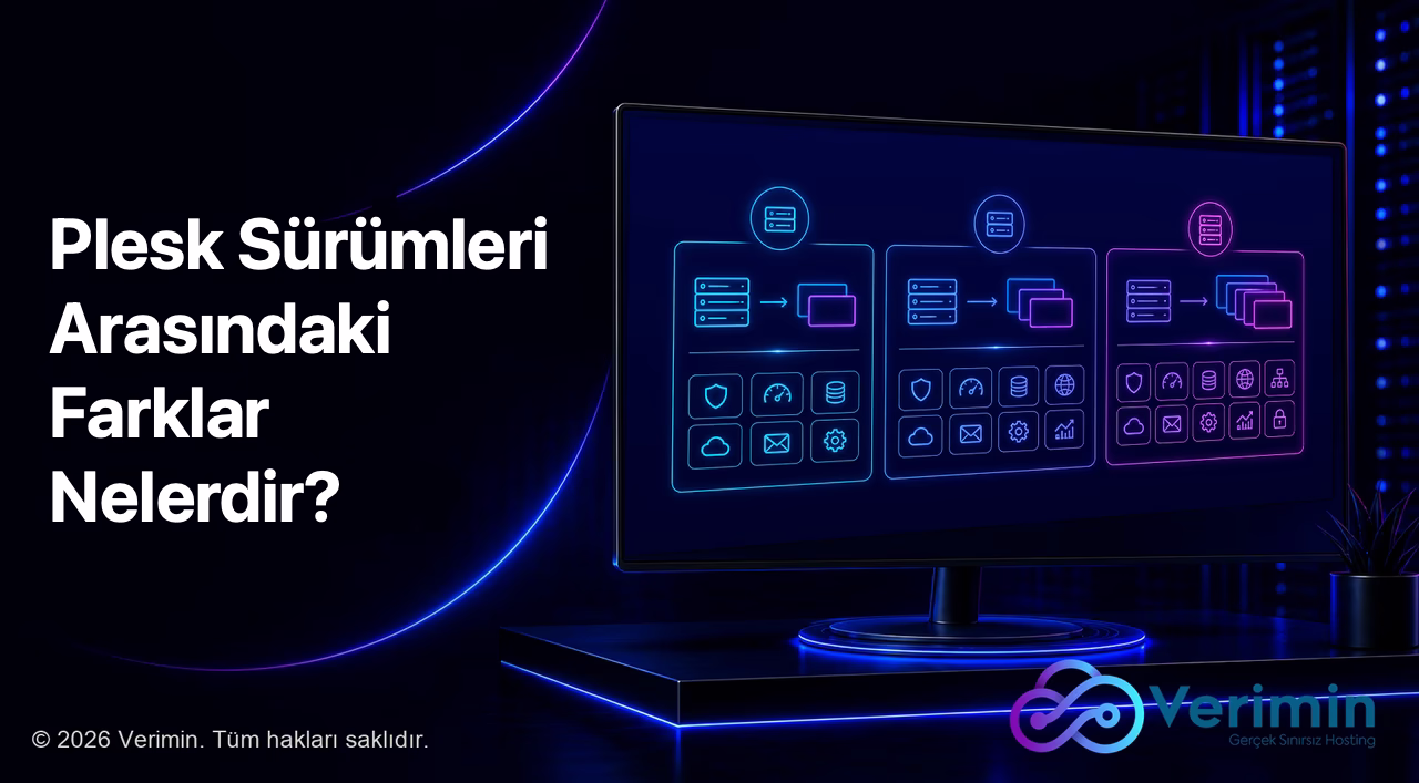 Web Admin, Web Pro ve Web Host sürümlerinin alan adı hakları