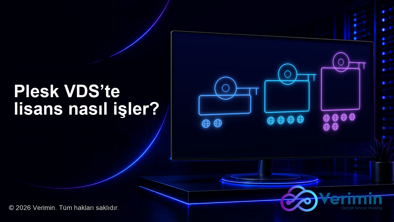 Plesk VDS'te lisans nasıl işler?