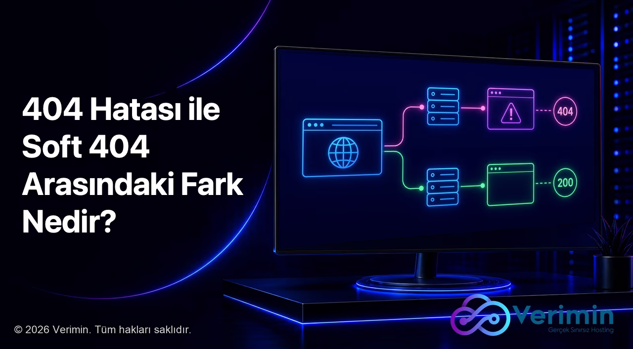gerçek 404 ile soft 404 arasındaki sunucu kodu farkı